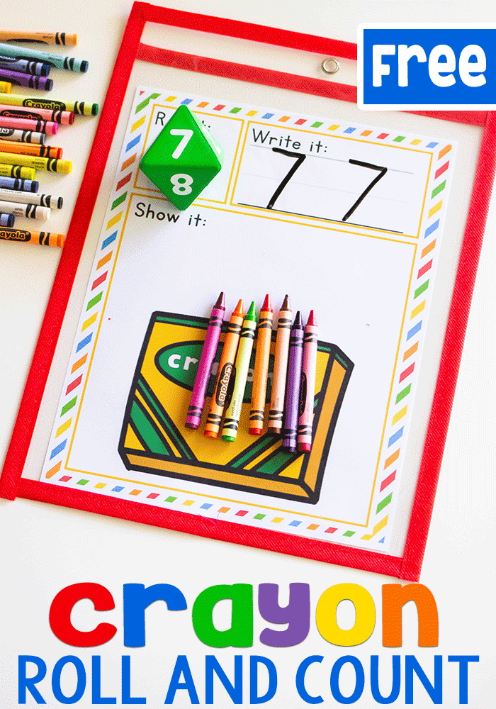 Crayon Box Craft For Kids [Free Template]