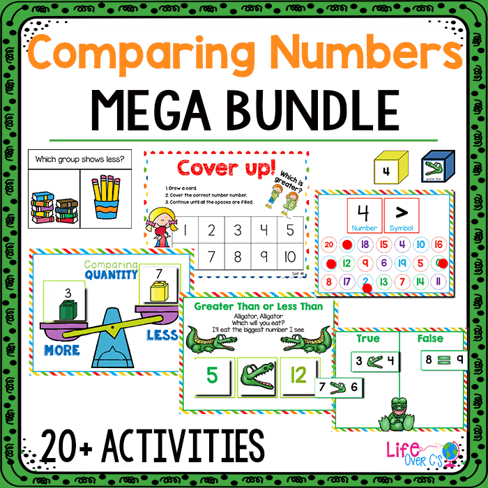 Kindergarten Activity for Comparing Numbers