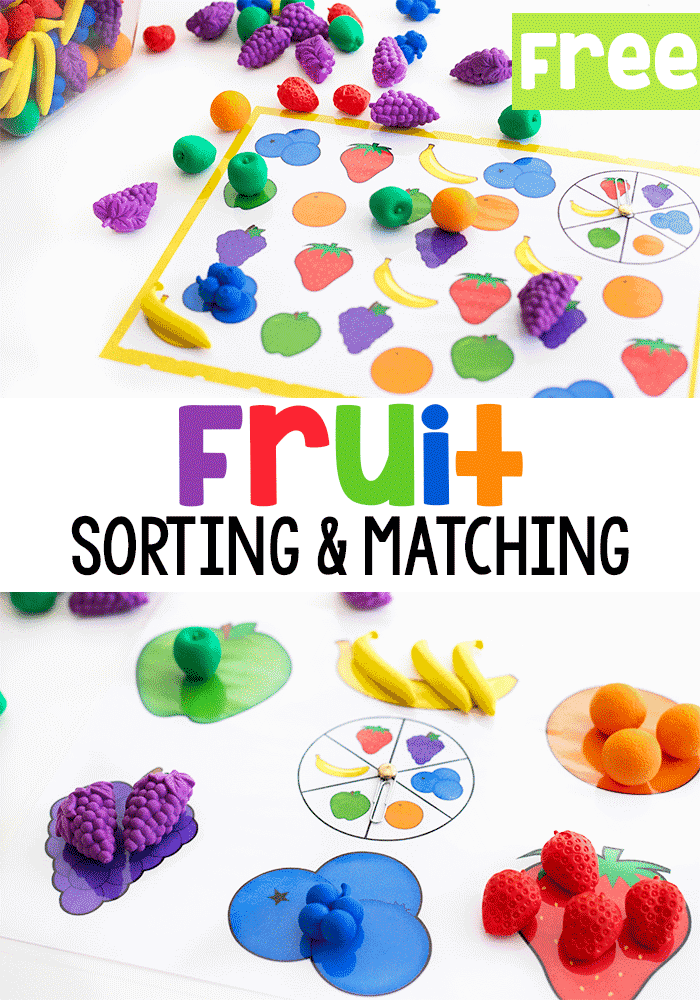 Fruit Matching and Sorting Games for Preschool Life Over Cs