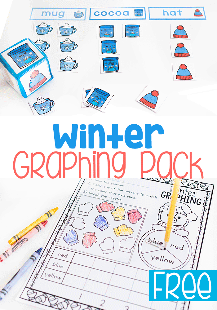 free printable winter graphing activities for kindergarten