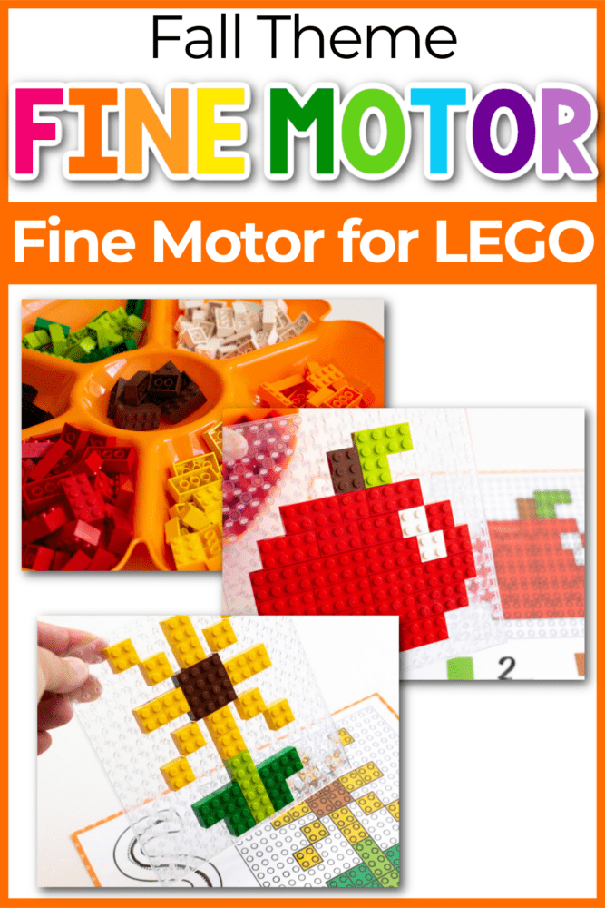 preschool fine motor activity fall lego printble