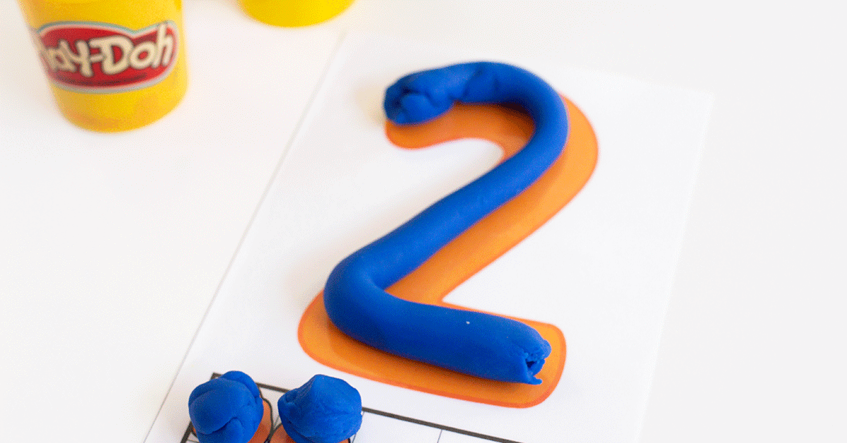 play doh numbers