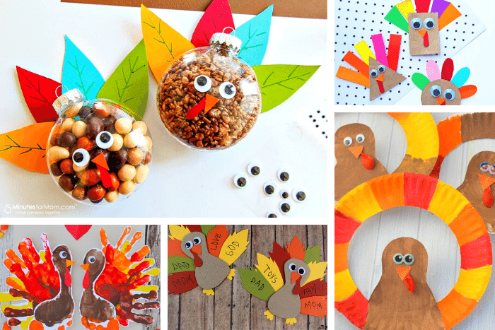 65 Easy Thanksgiving Crafts & DIY Projects for Kids