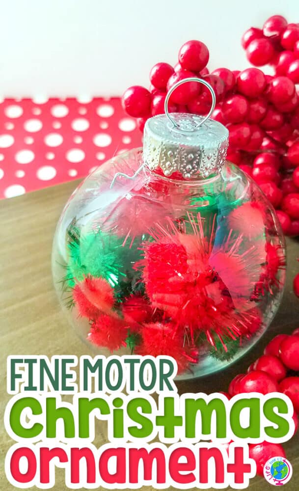 Pom Pom Christmas Ornament for Kids - Life Over C's