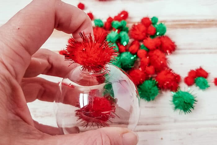 Pom Pom Christmas Ornament for Kids - Life Over C's