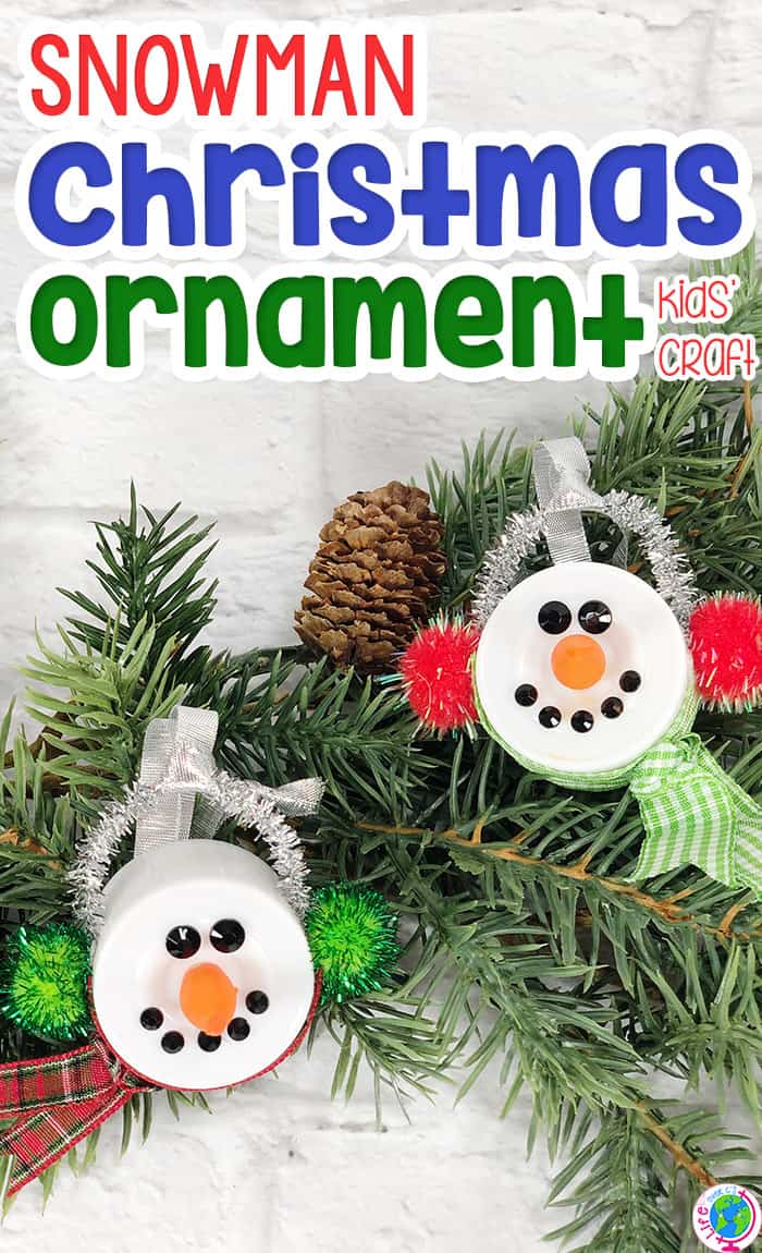 Let it Snow Ornaments Kids Can Fill with Pom Poms