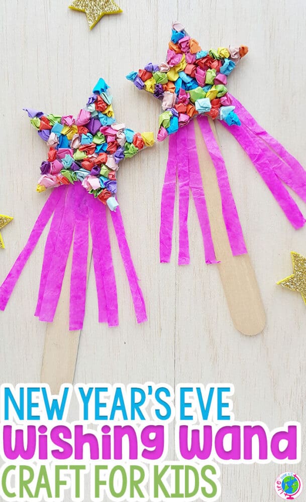 New Years Craft for Kids: Wishing Wand - Life Over Cs