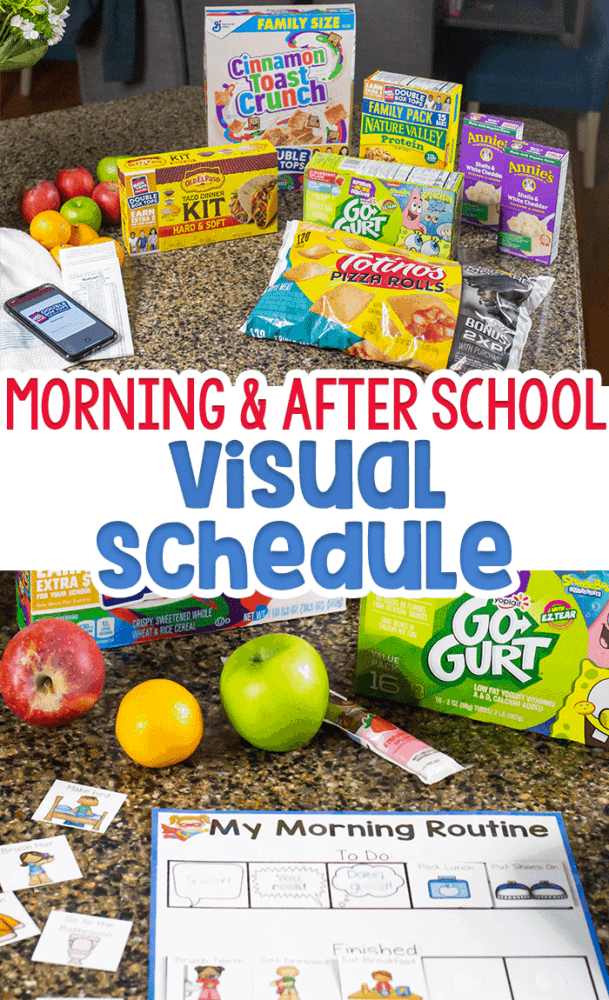 Free Printable Visual Schedule For Kids