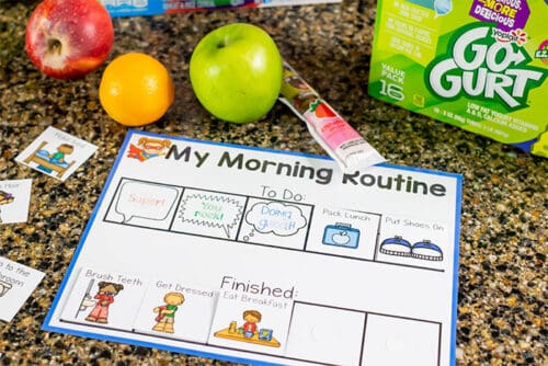 Free Printable Visual Schedule for Kids