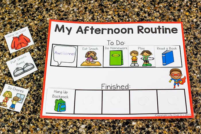 this free printable visual schedule for kids will help you have amazing mornings with your kids.