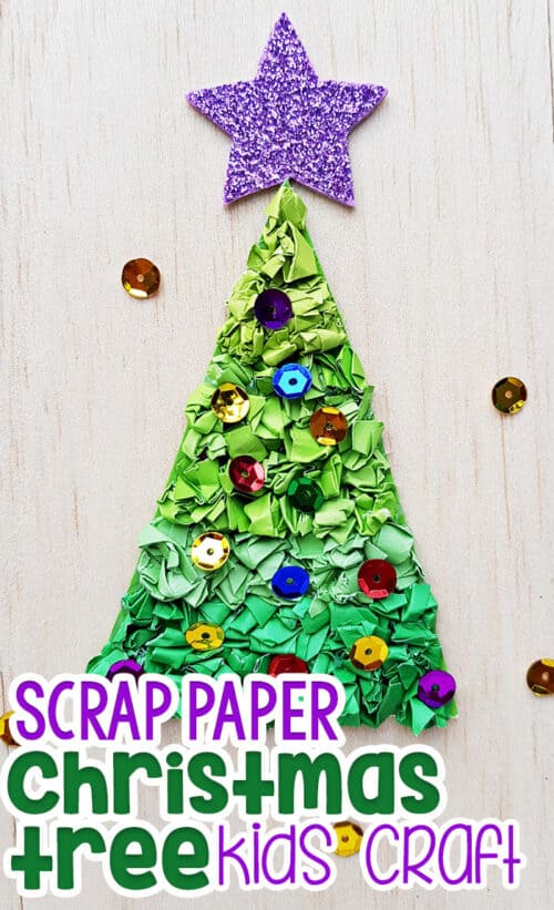 Construction Paper Christmas Tree Craft for Preschoolers Life Over C's