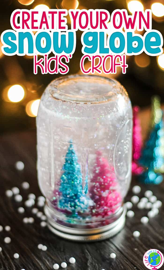 DIY Winter Snow Globe Craft for Kids