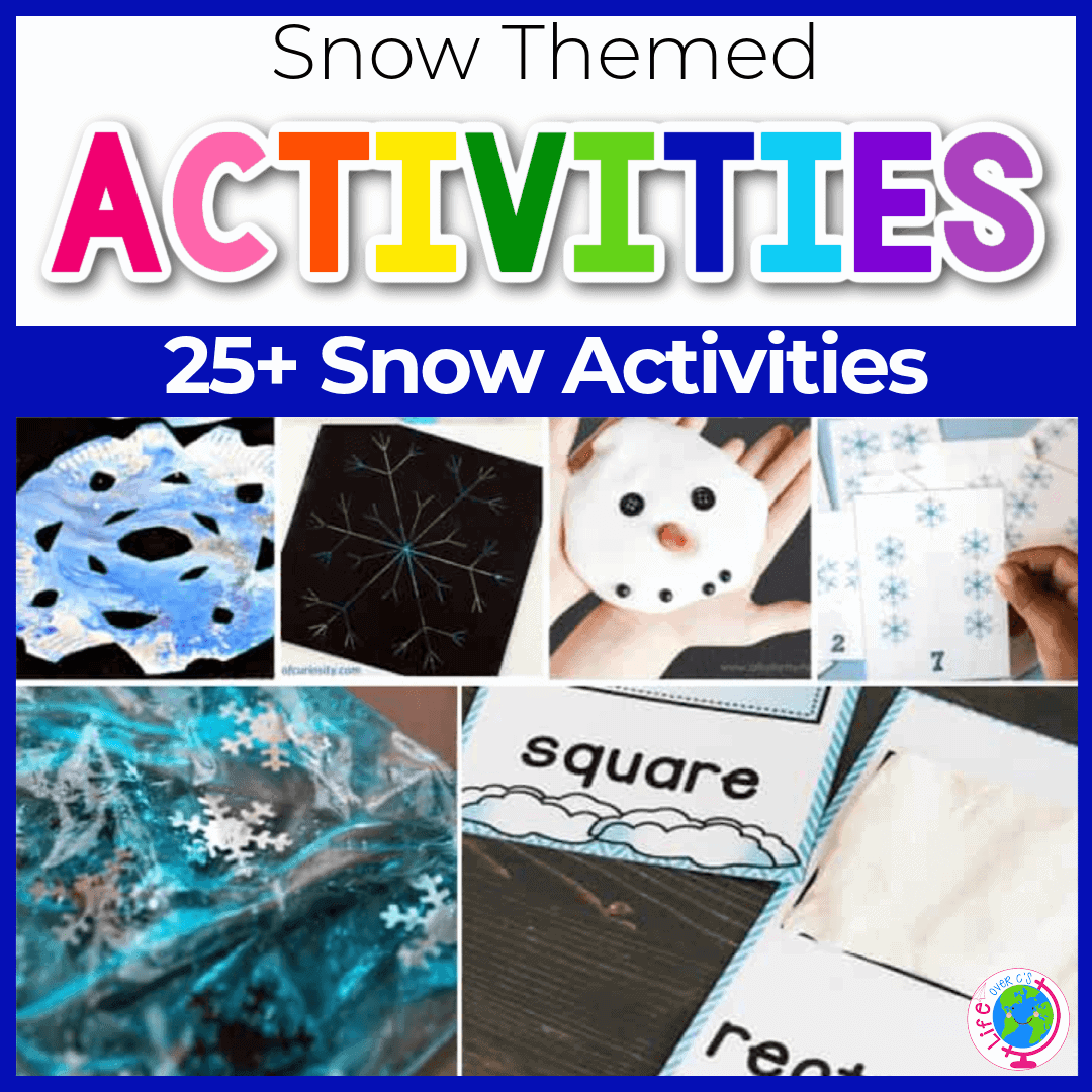 Free Snowman Shape Playdough Mats for Preschoolers