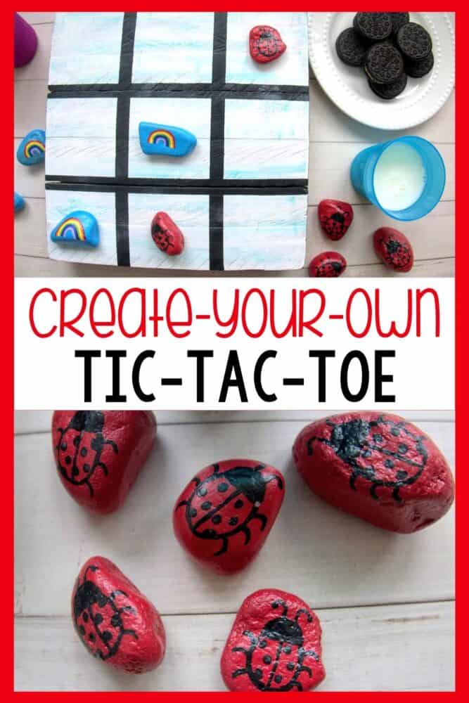 create your own tic tac toe craft for kdis
