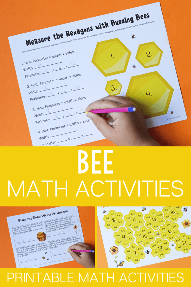 bee math activities