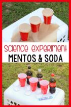 Soda and Mentos Easy Science Experiments for Kids
