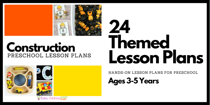 construction preschool lesson plans