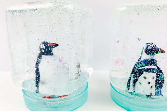 DIY Snow Globe Sensory Jar • Capturing Parenthood