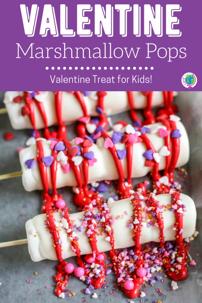 valentine marshmallow treats for kids.