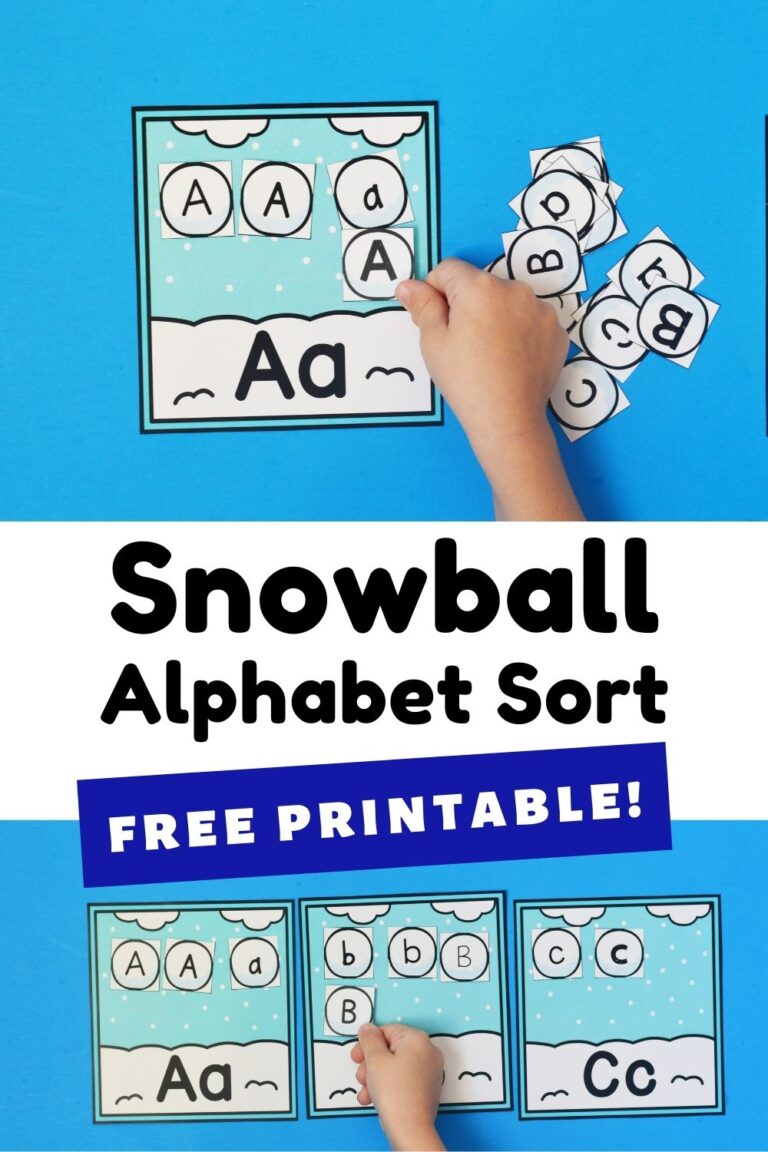 Free Winter Alphabet Activity for Letter Recogntion