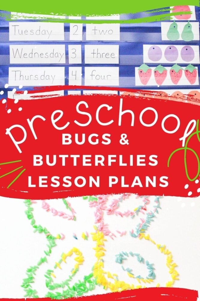 best preschool bugs and butterflies lesson plans