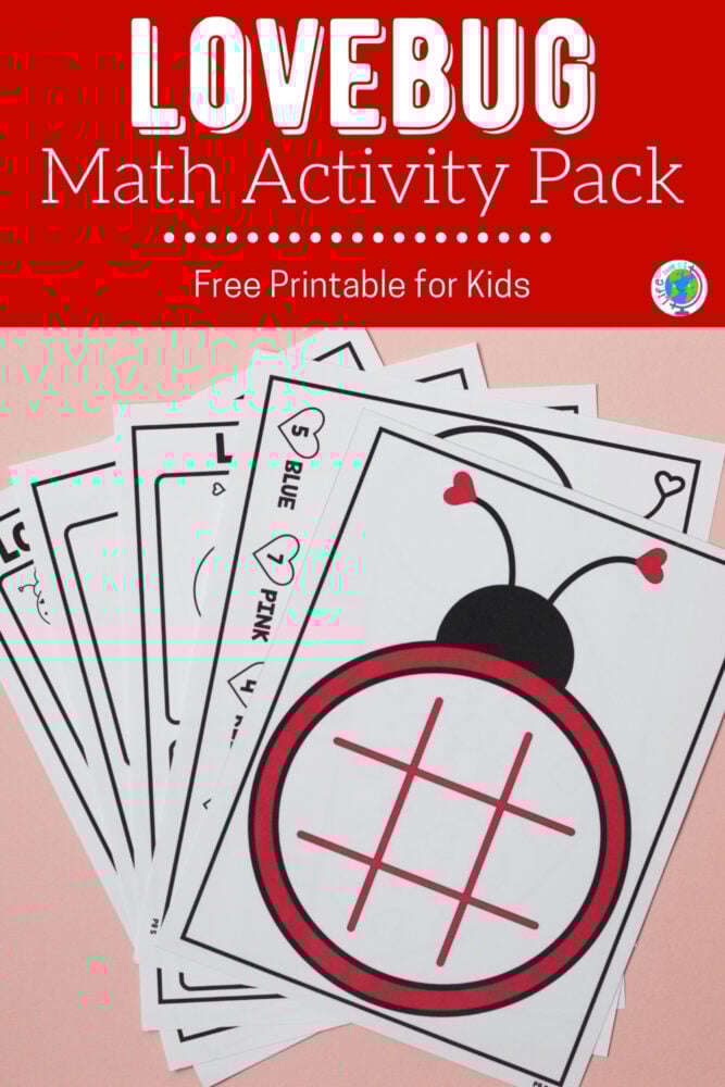 free printable lovebug math activity pack for kids