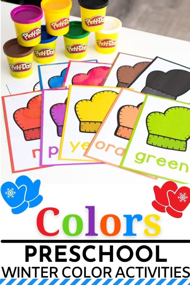 colors preschool winter activities