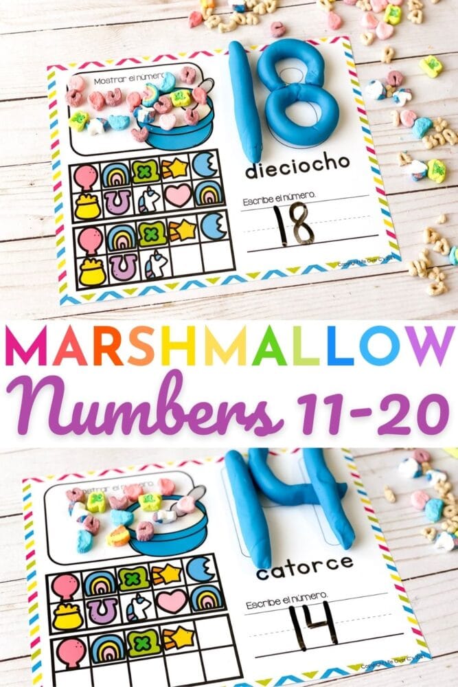 marshmallow counting mats numbers 11-20