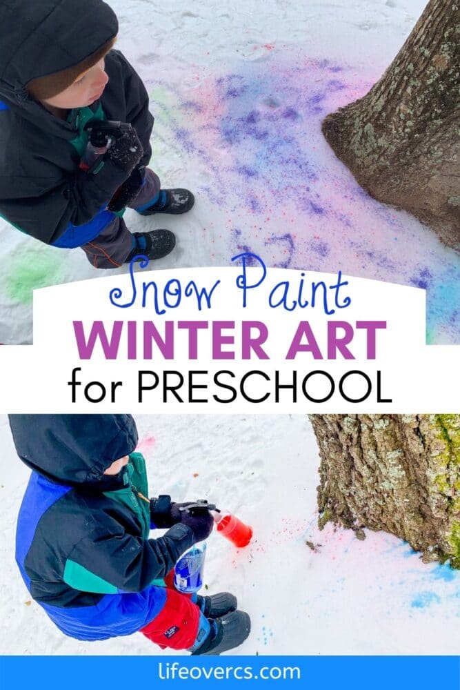 Winter Craft Alert: How to Make Snow Paint