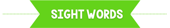 sight-words sight words banner