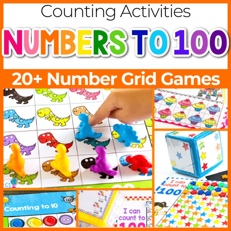 number counting grid games for preschool square featured image