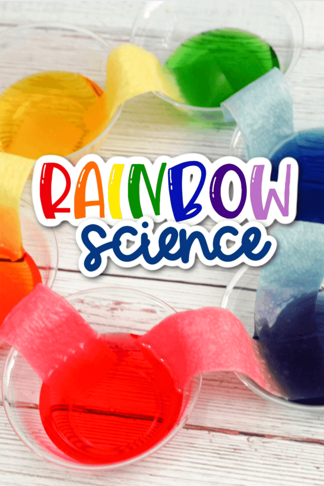 rainbow walking water science experiment for kids