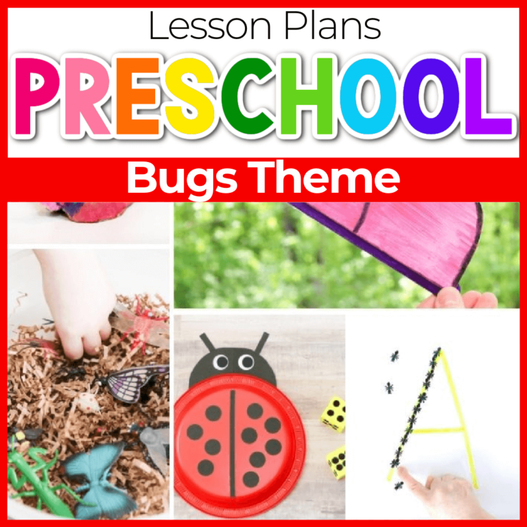 bugs and butterflies theme preschool lesson plans