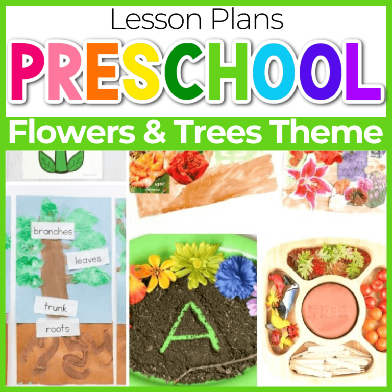 flowers and trees theme preschool lesson plans