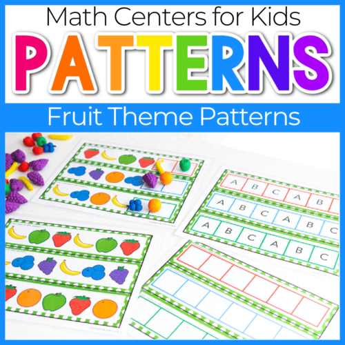 Free Winter Printable Pattern Mats for Kindergarten - Life Over C's