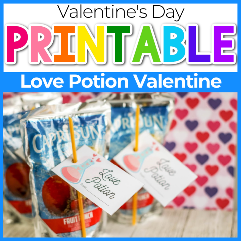 love potion juice box valentine for kids