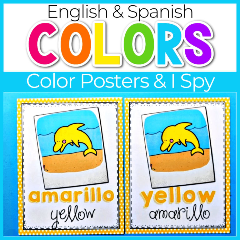 spring birds theme color posters for preschool