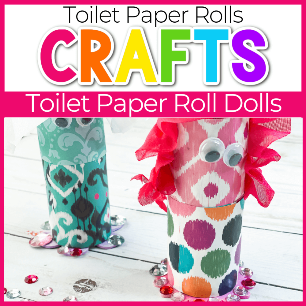 Easy Toilet Paper Roll Doll Craft for Kids