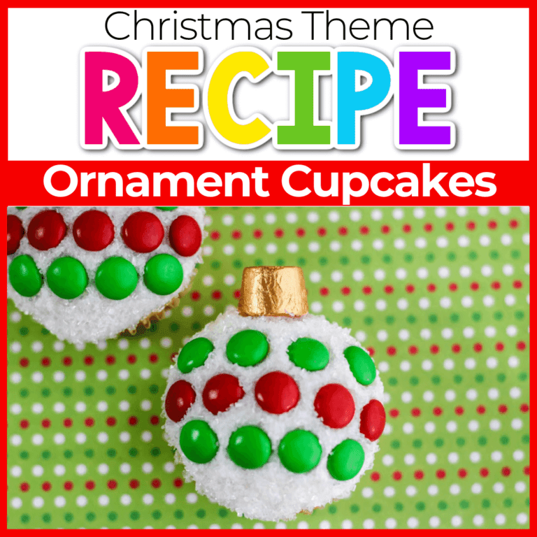 christmas ornament cupcakes featured image