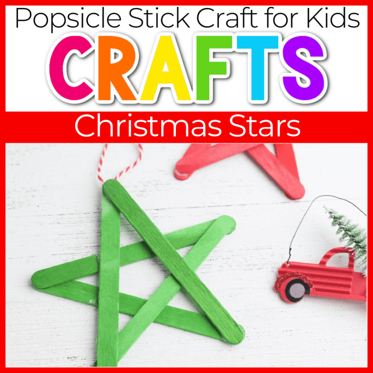 star christmas ornament craft featured image.