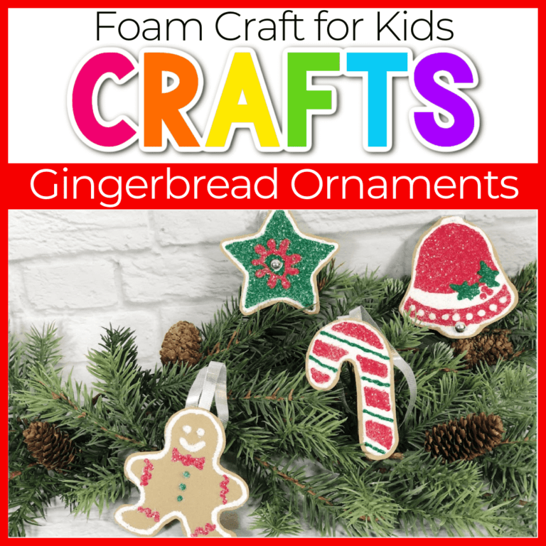 foam gingerbread christmas tree ornaments