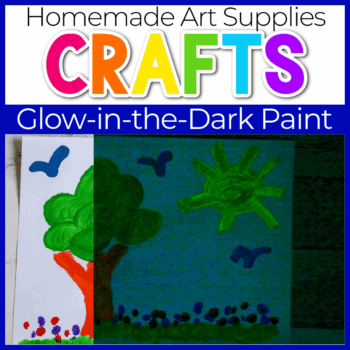 glow in the dark paint recipe.
