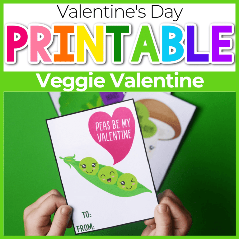 a valentine card with a pea pod that says "peas be my valentine."
