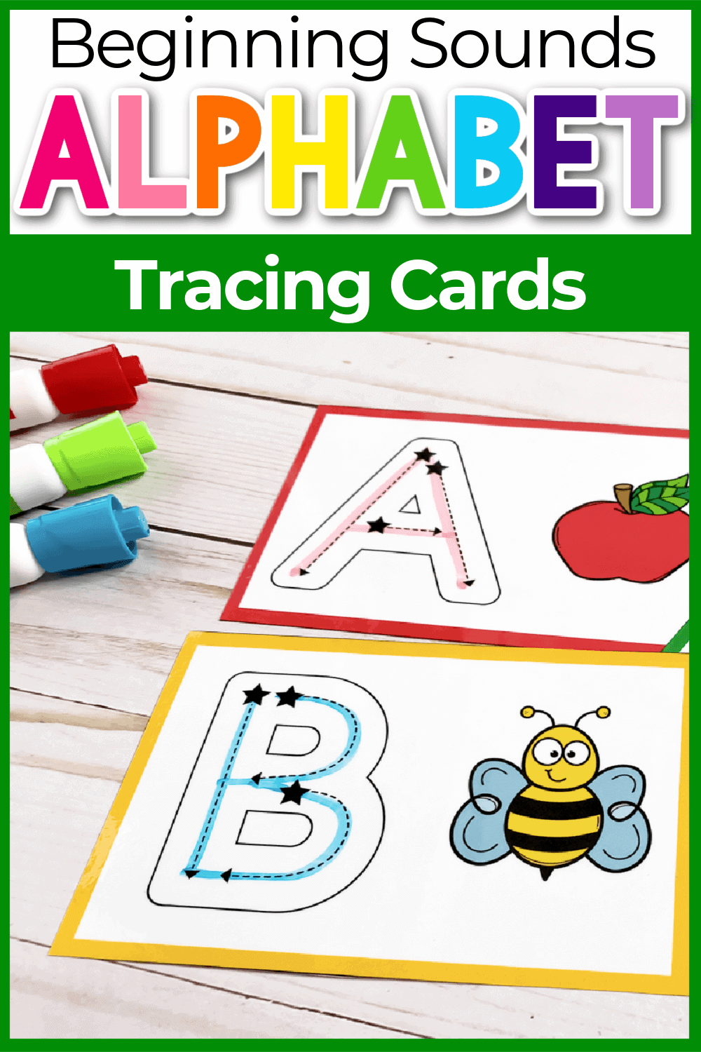 free alphabet tracing cards for preschoolers