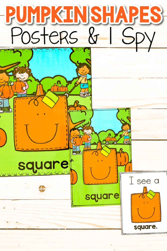 free printable shape posters and i spy activity for preschool