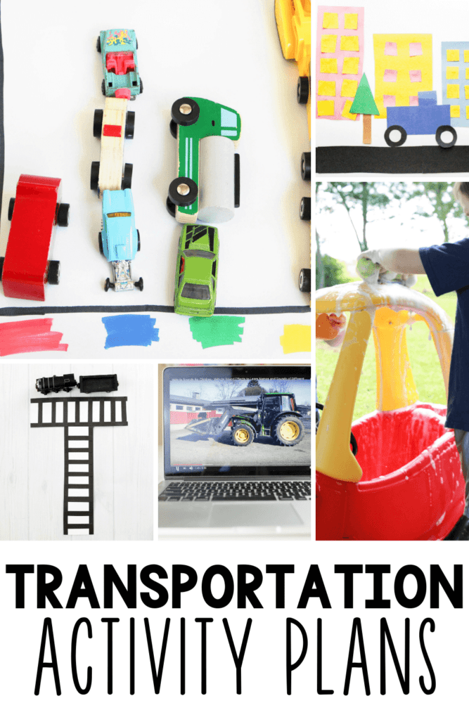 transportation activity plans for preschoolers