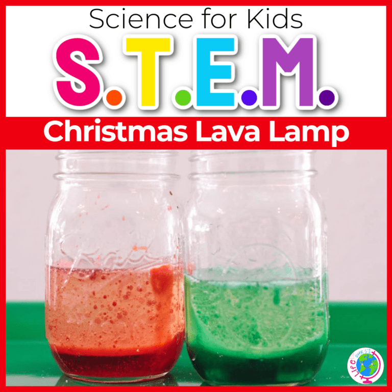 christmas lava lamp science for kids