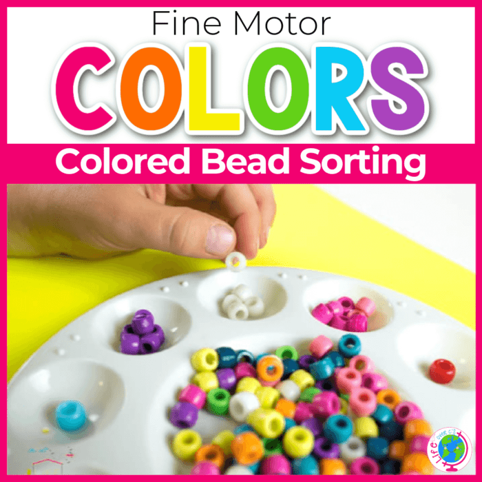 Color Sorting Fine Motor Activity With Beads Life Over C s Color Sorting Fine Motor Activity With Beads Life Over C s