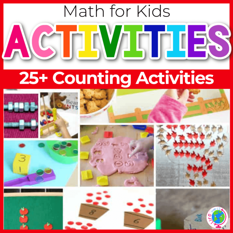 counting activities for preschool and kindergarten