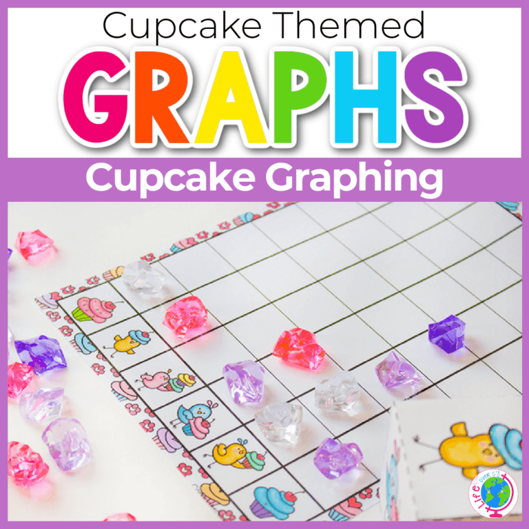 cupcake graphing activity for preschoo